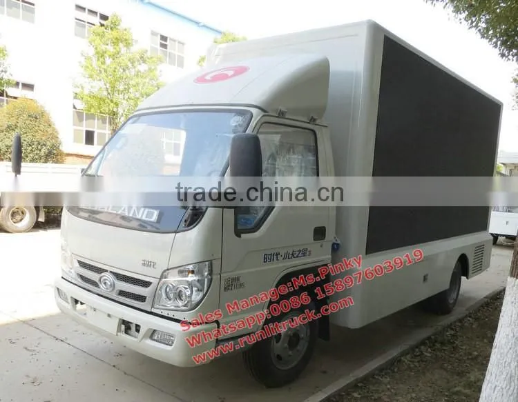 P10 Outdoor full Color LED Display on led mobile advertising trucks for Outdoor Advertising, Media, Shows, Activities RGB Displa