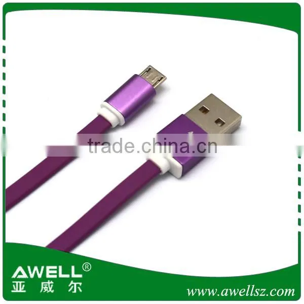High Quality Fast Charging Sync 5 Pin Micro USB Cable USB Data Cable for Smart Phone China Factory Direct Sell