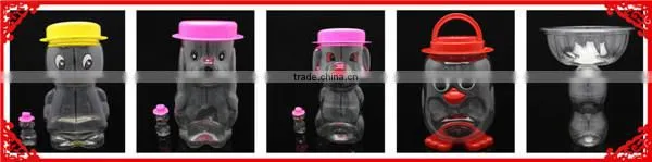 27oz 780ml clear square food grade plastic pet milk bottle for sale