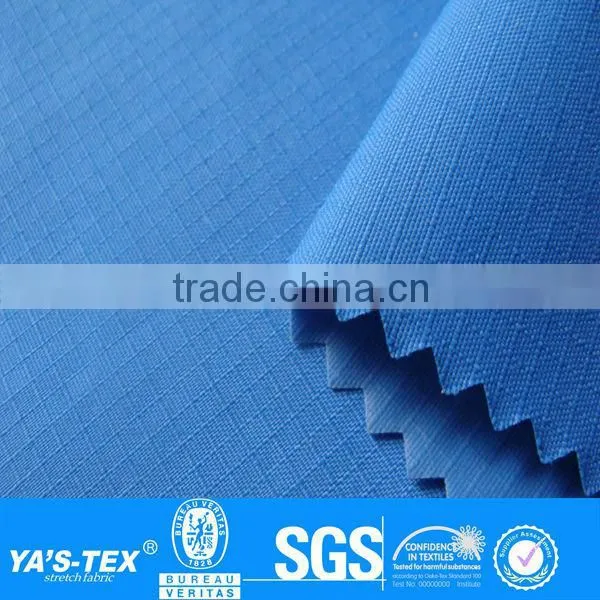 PU coated ripstop nylon weather resistant fabric