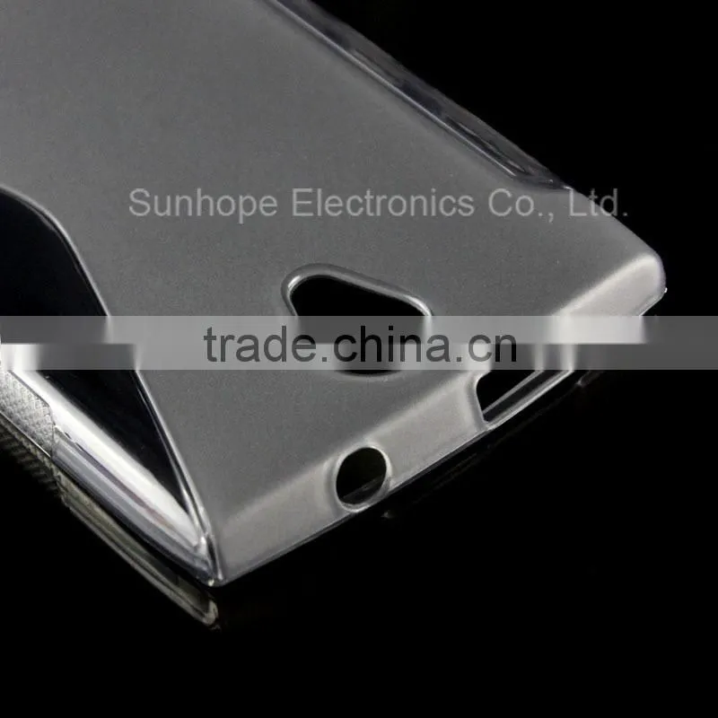Factory price TPU S line soft matte non-slip mobile cell phone case for Orange Nura 5.5