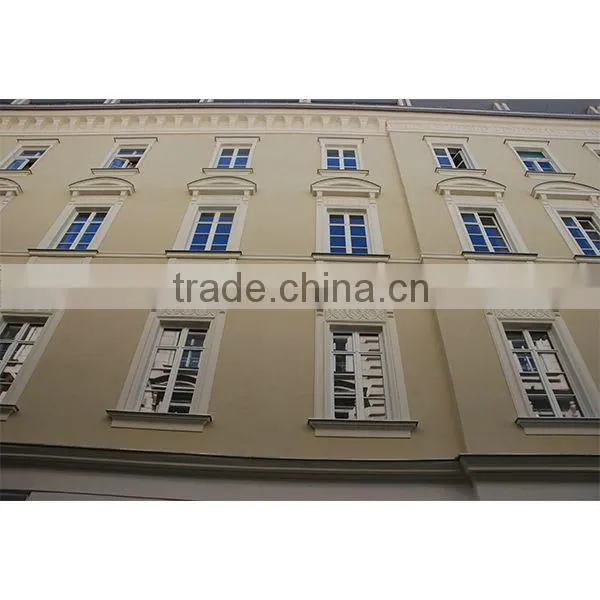 Windows with architraves