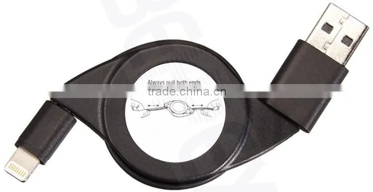 Retractable OEM MFI 8 Pin Wholesale USB Cable for Original IOS