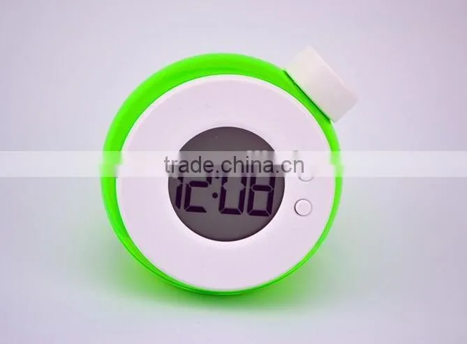Fantastic water powered alarm clock intelligent quieten LED clock environmental water power clock without battery