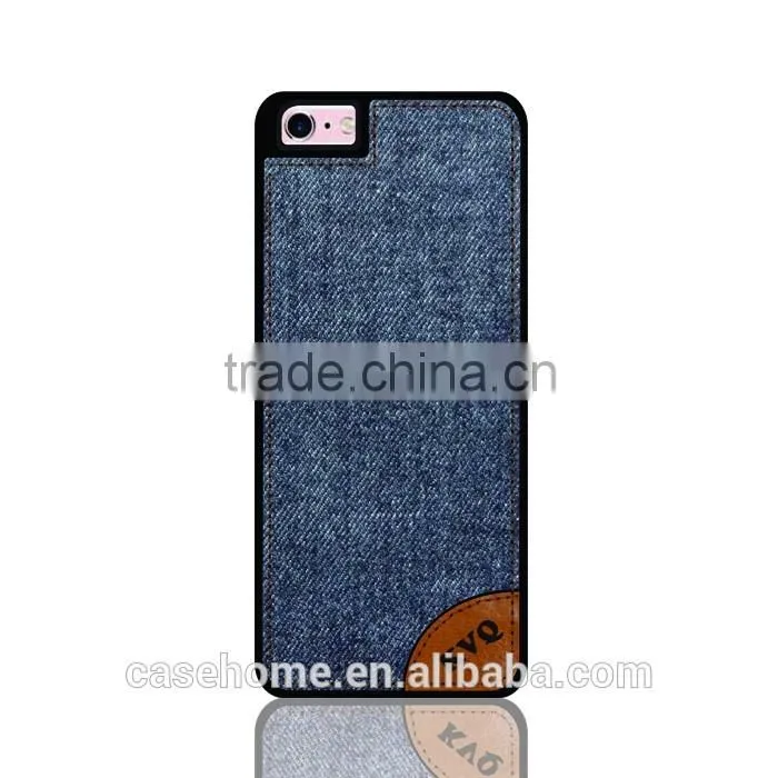 For iphone SE Mobile Phone Case Jean Back Hard Cover for iphone 7