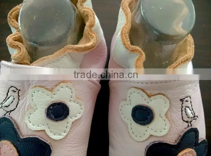 2016 girl boy kids sheep leather baby shoes soft sole