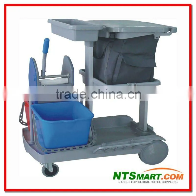 hotel cleaning trolley janitor cart