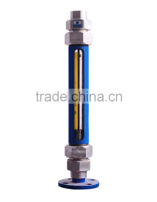 Stainless steel glass tube rotameter flow meter