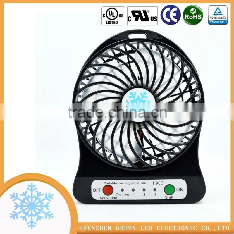 Funny style Easy Carry Pocket Mini Powerful 3 hight speed fan for Family Travelling