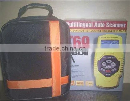 OBD2/EOBD JOBD ECU car programming tool/auto scanner T69-5 languages,support live data graph and data print out