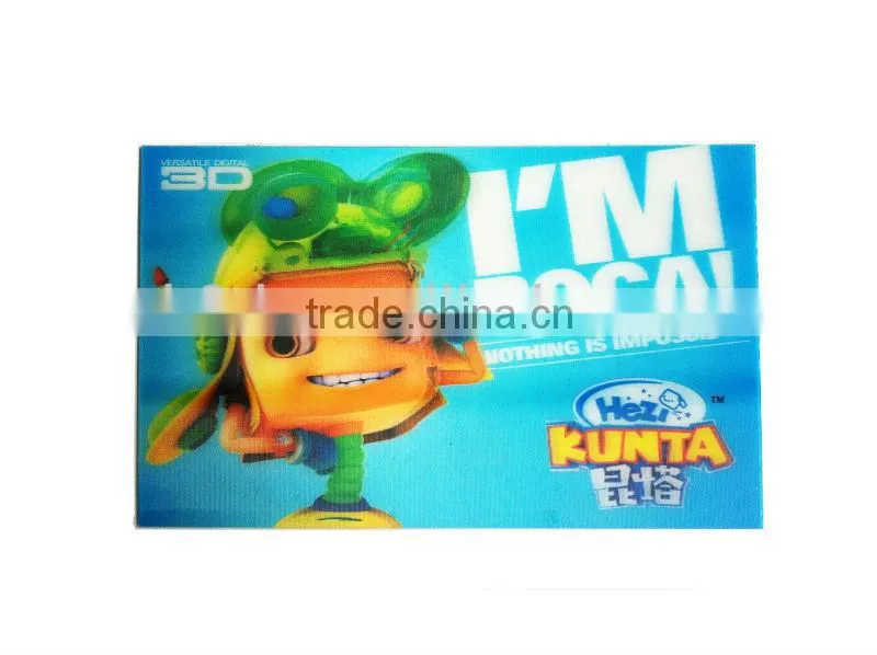 Exquisite cartoon 3d poster card