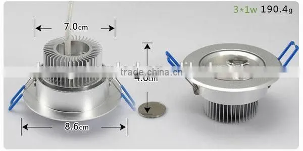 High quality energy-saving 3w 5w led ceiling light
