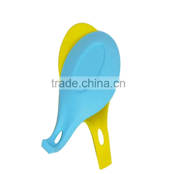 FDA silicone cook spoon rest spoon holder