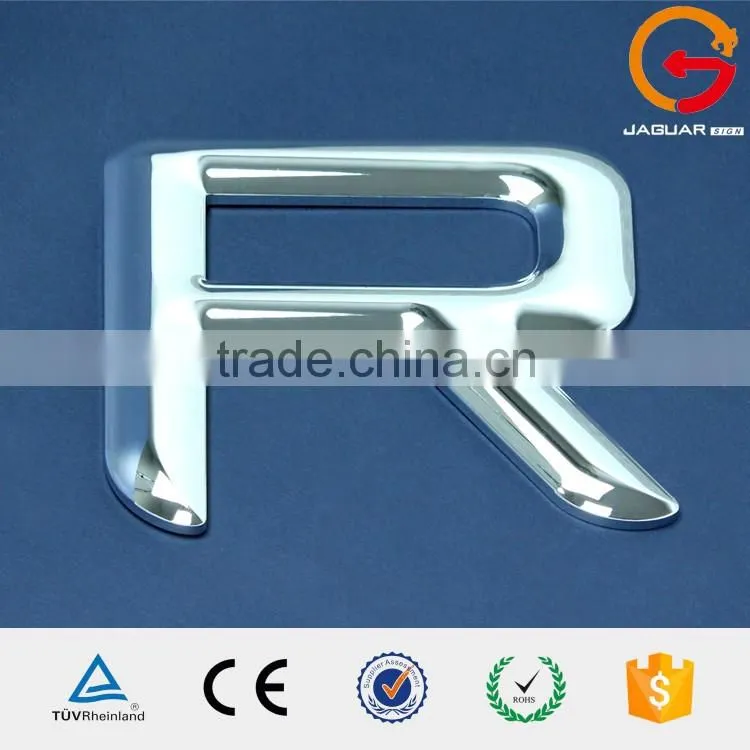 Factory price outdoor / indoor decor all kinds of 3d custom color metal letters