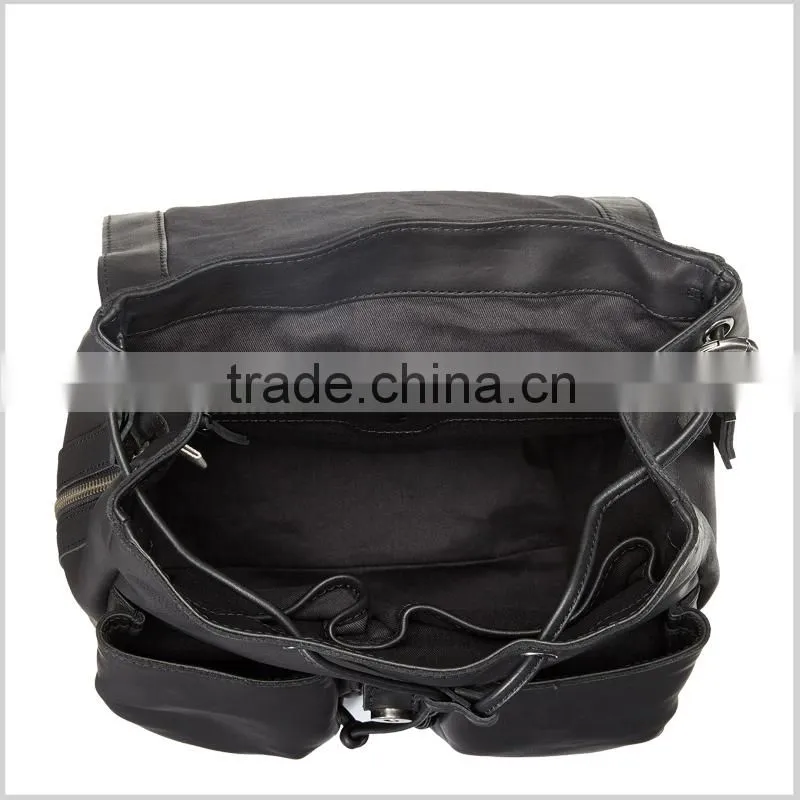 wholesale high quality fashion girls backpack female leather backpack
