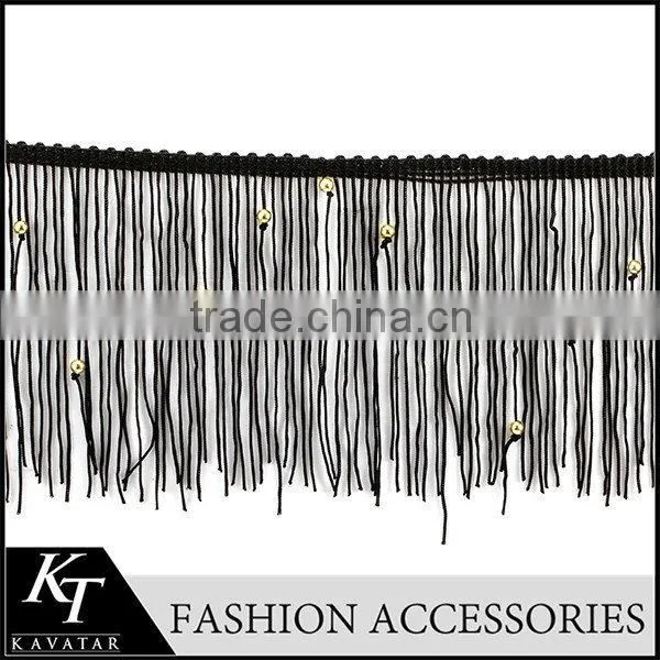 2015 New products Custom fashion long tassel and fringe