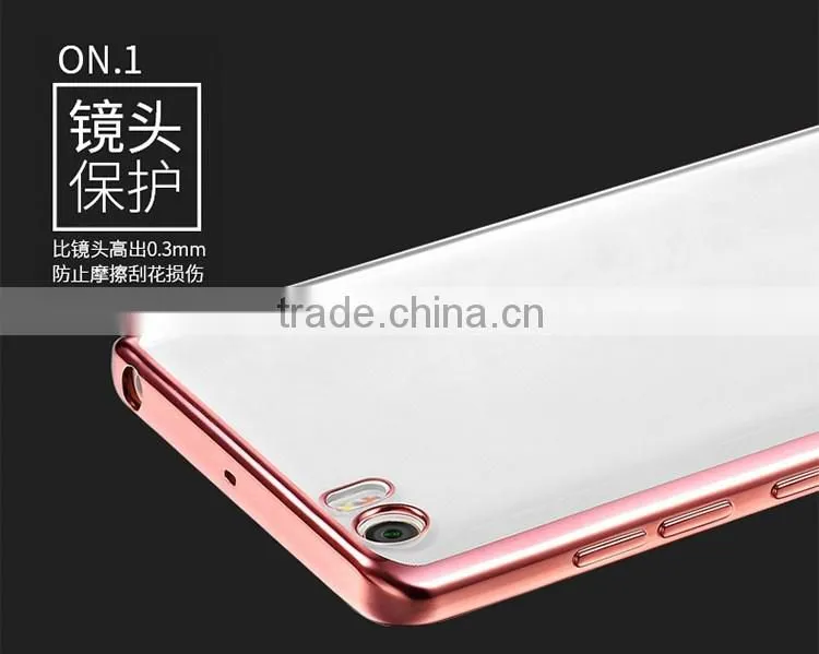 Keno Crystal Clear Transparent TPU Silicone Soft Cover Case for Xiaomi Mi 5