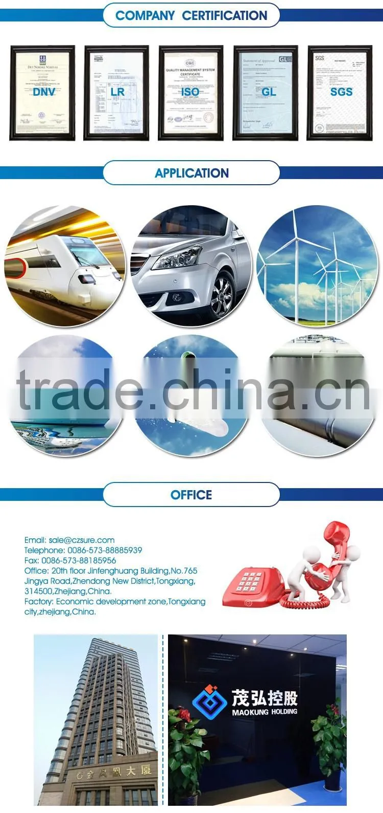 PVC foam core for boat manufacturing, Sandwich pvc foam sheet