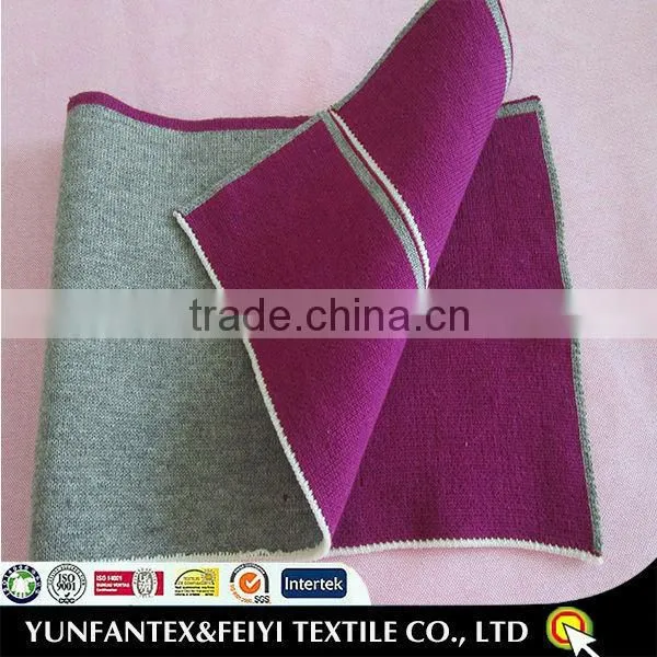 2015 latest Italy design 100 cotton 1*1 rib 2*2 rib knitting for jersey t-shirt
