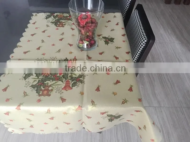Polyester table cloth