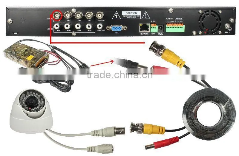 cmos security camera system cheap cctv dvr ahd dvr 8ch dome cctv camera systems