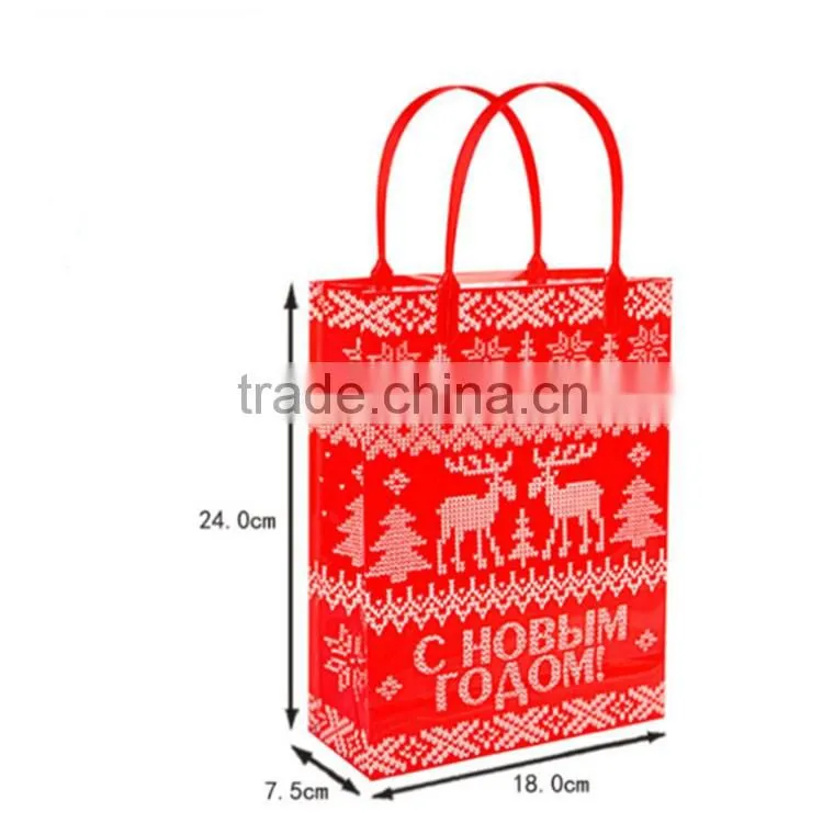 Factory directly gift bag Christmas gift PE bag for gift