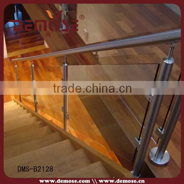 stainless steel bracelet glass holding railing stand off for terraces