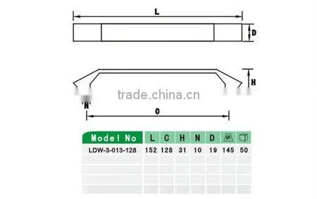 Aluminum freezer handle washing machine handle for home appliance
