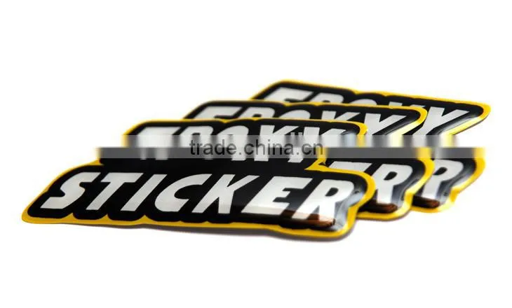 Custom dome stickers, silicone epoxy pu sticker with 3m glue