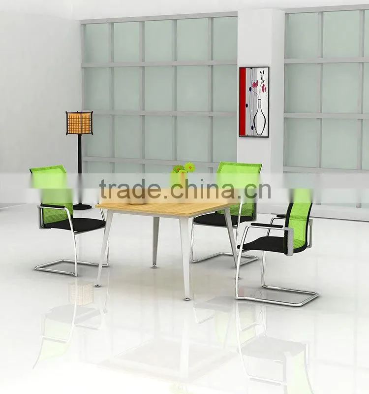 Modern Design Small Meeting Table Modern Square Negotiation Table,