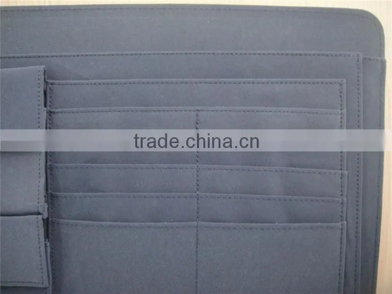 Top sell pu leather folder leather file folder ISO 9001:2008