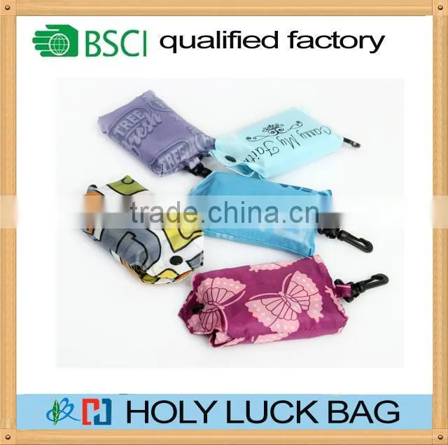 Hot sale foldable shopping bag eco tote bags with CMYK printing