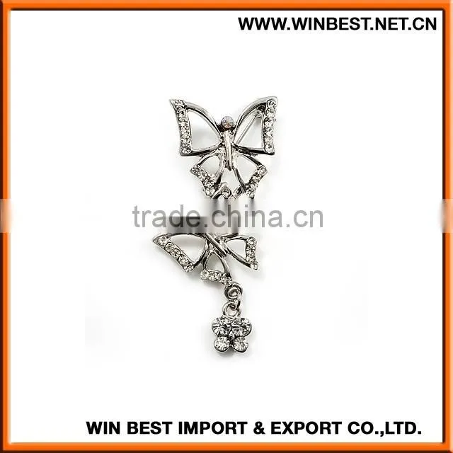 High quality fashion rhinestone brooch, brooch bouquet, jewelry brooch