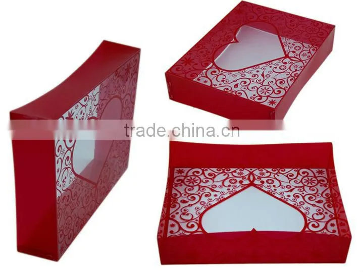 custom toy plastic packaging box with pvc window