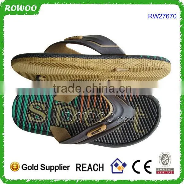 new design EVA injection slipper, newest design eva slippers men, printed eva slipper men