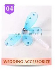 Wholesale petal taffeta chair cover and tablecloths