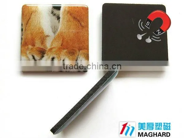 animal protection tiger paws Magnetic Epoxy Gift promotional item personalized fridge magnet
