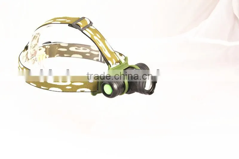 high power zoom headlamp rechargeable LED headlamp