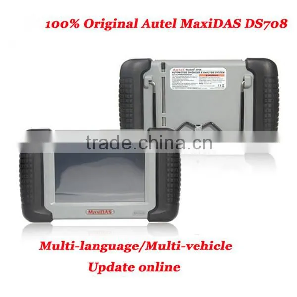 Original Autel DS708 Maxiscan DAS708 Multibrand Auto Scanner update online Touchscreen scanner with fast ship by DHL/EMS/UPS