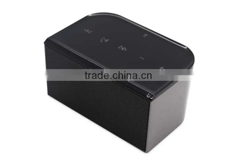 Hand touch panel control bluetooth speaker mini aluminum metal wireless portable pocket bluetooth speaker with NFC function