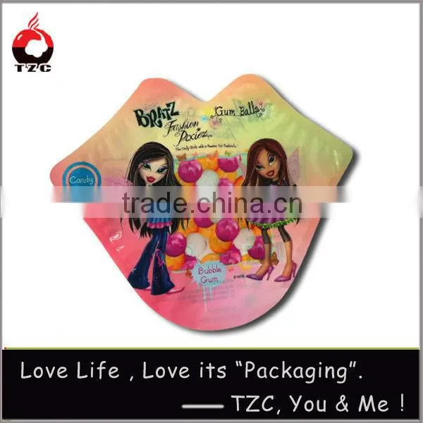 opp pp custom shape plastic bag