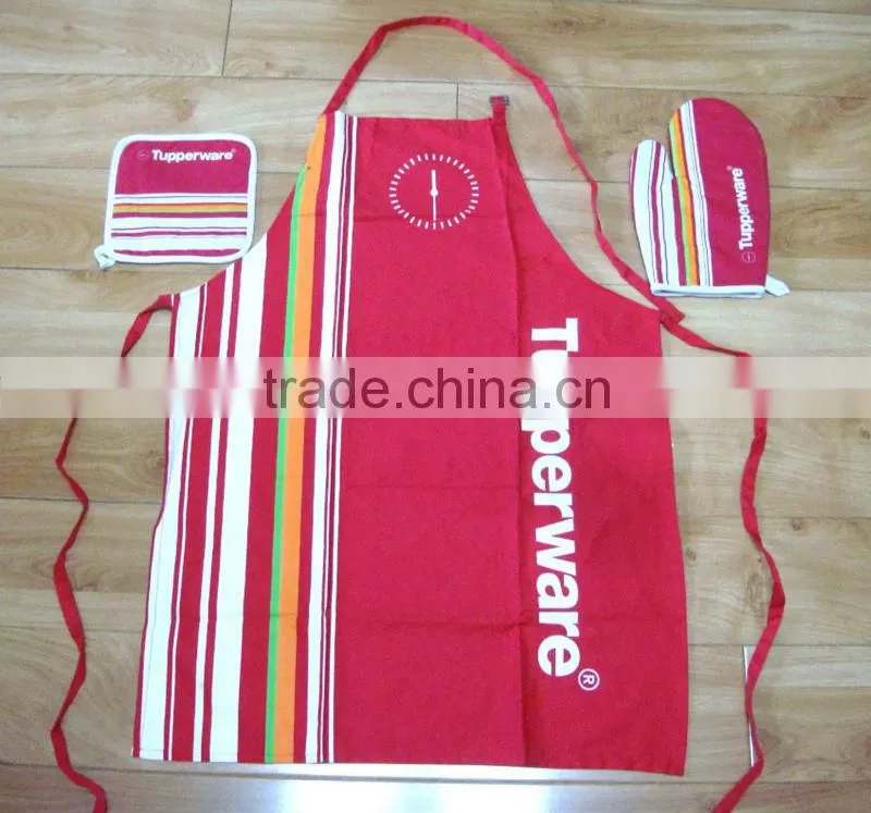 Kitchen apron set,cotton apron set for home using-33