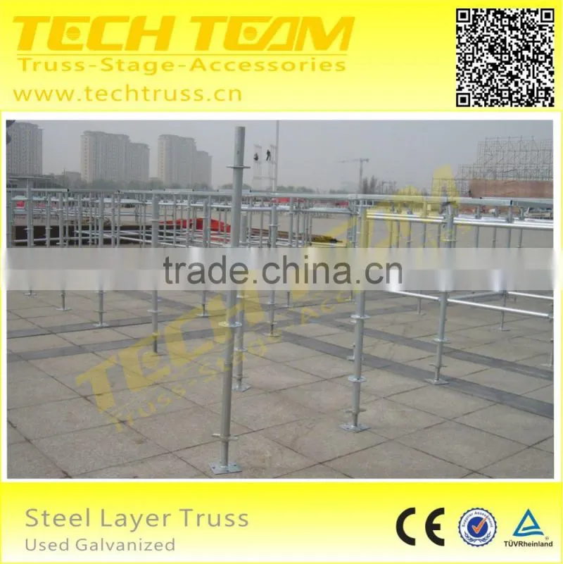 Outdoor Big Concert Used Galvanized Steel Layer Truss
