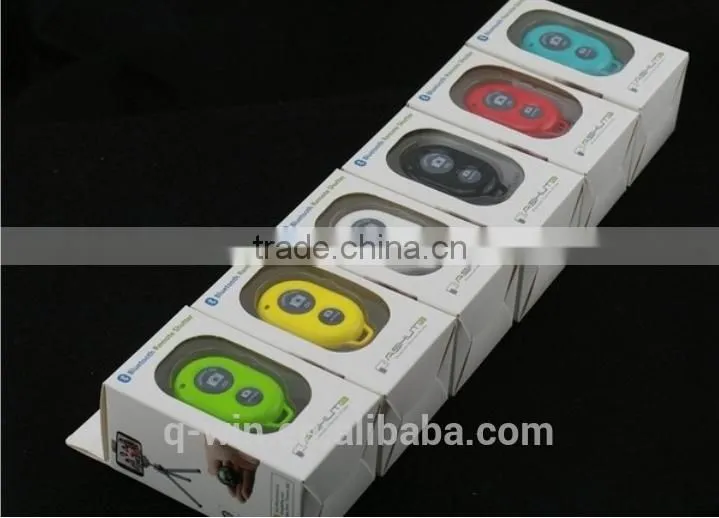 Wireless Bluetooth remote shutter for iphone 5/ipod/ipad & for Samsung android phone