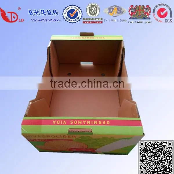 Waterproof Cardboard Box for Fresh Fruits Packing Carton Box
