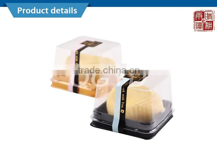 manufacturer custom food garde plastic cake box