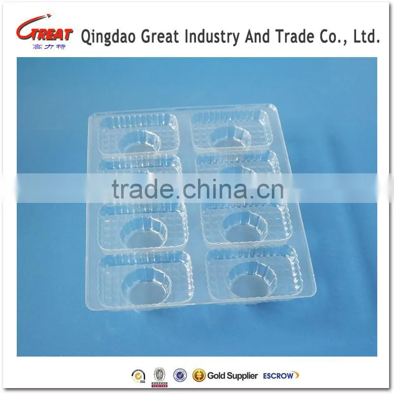 Food Grade Material Cookie Plastic Insert Chocolate Tray