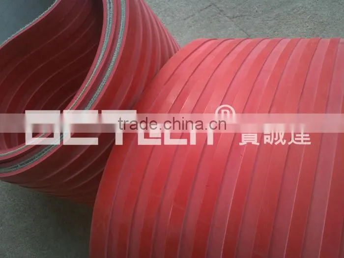 PU Timing Belt With Coated & Grooving Rubber