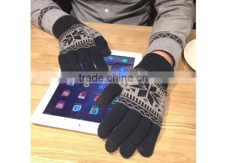 Best Gift for Christmas For Lovers Lovely Cartoon patterns Touch Screen Gloves