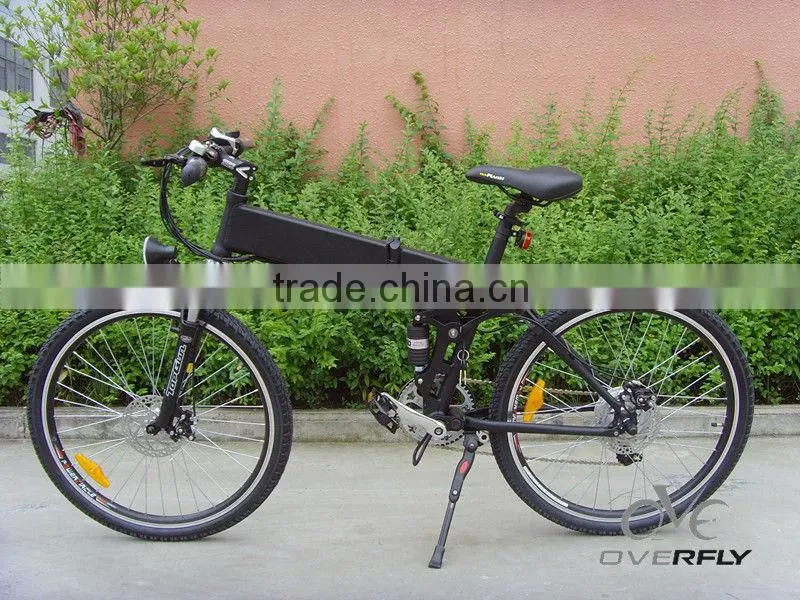 26 inch Mountain Folding Electric Bicycle with 250W Brushless Motor and Alloy Aluminum Frame XY-TDE09Z